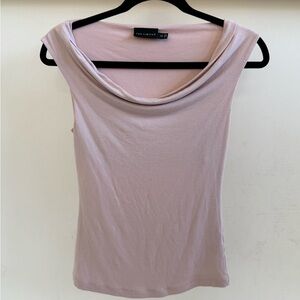 The Limited Pink Cowl Neck Blouse
